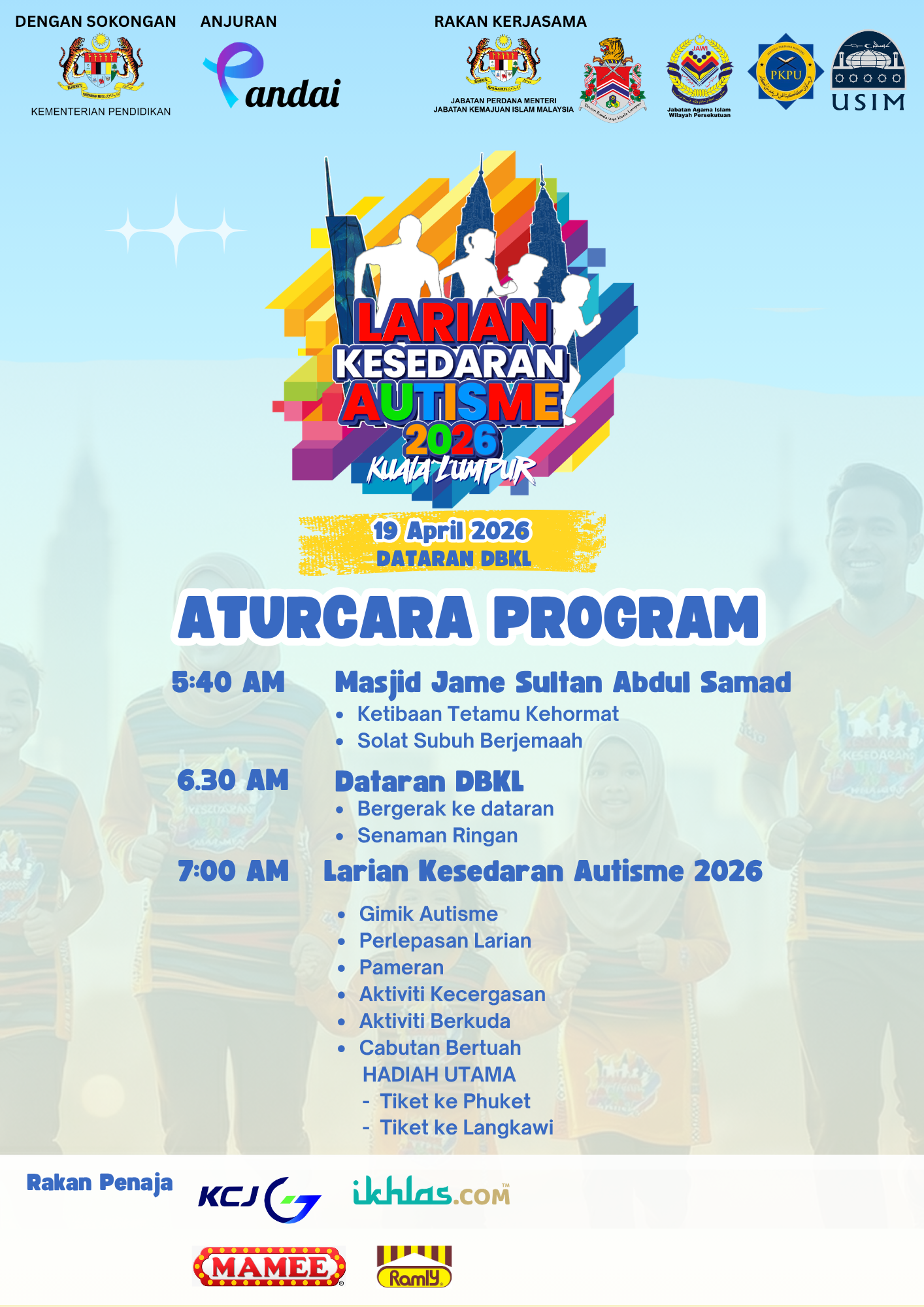 Larian Kesedaran Autisme 2026